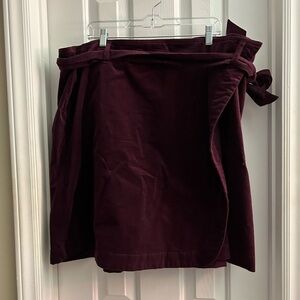 NWT Draper James Corduroy Wrap Skirt 3X